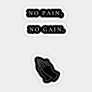 NO PAIN Sticker